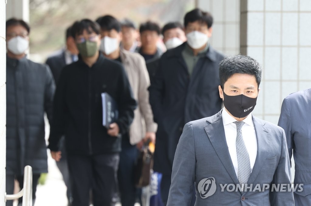 김용빈 대우조선해양건설 회장 영장실질심사