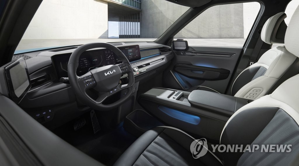 Kia revela el diseño interior del EV9