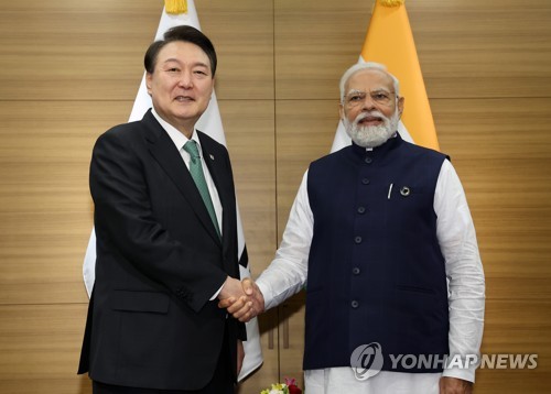 Yoon says he will discuss defense, supply chain cooperation with India's Modi