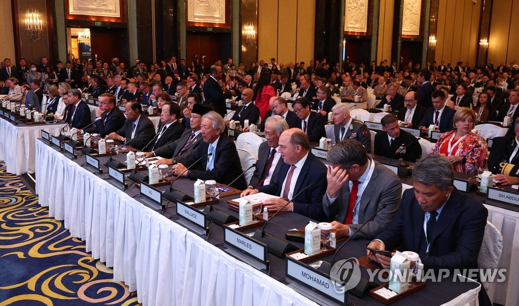 한자리에 모인 아시아·태평양 지역 주요국 안보 수장들