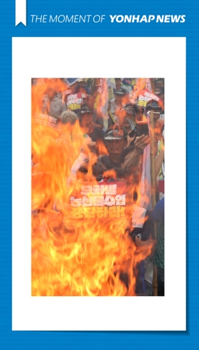  "무차별 농산물 수입 중단하라!"