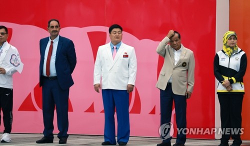 N. Korean delegation for Asian Games enters athletes' village
