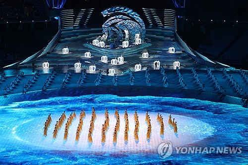 杭州アジア大会の開幕公演