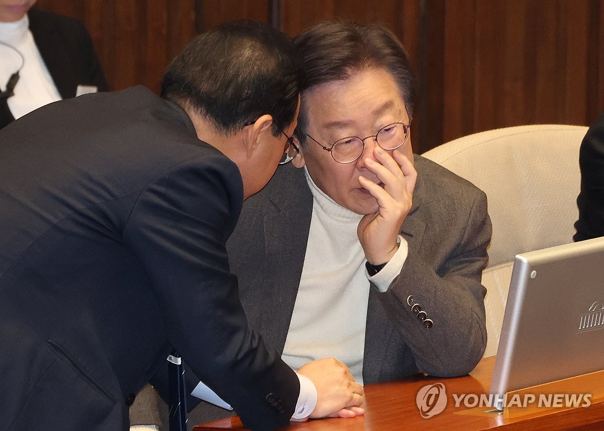 이재명 대표와 박홍근 의원