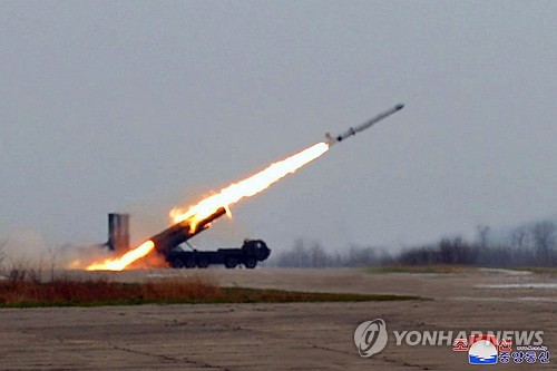 (2nd LD) N. Korea says it conducted 'super-large warhead' test for strategic cruise missile