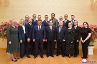 Russian youth delegation in N. Korea