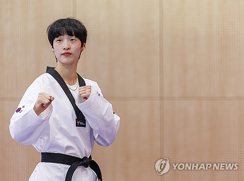 태권도 이다빈, 여자 67㎏초과급서 가뿐히 8강 진출