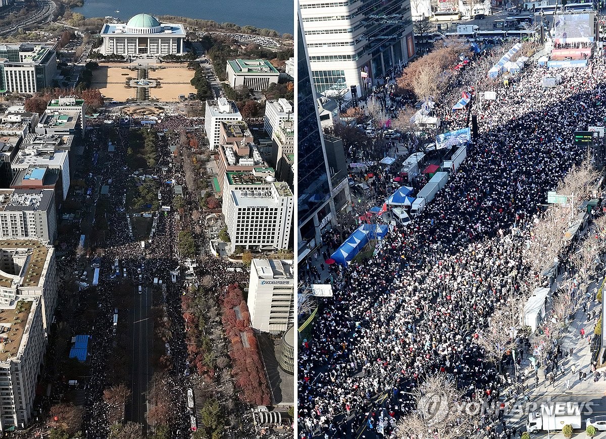 弾劾めぐり「賛成」と「反対」