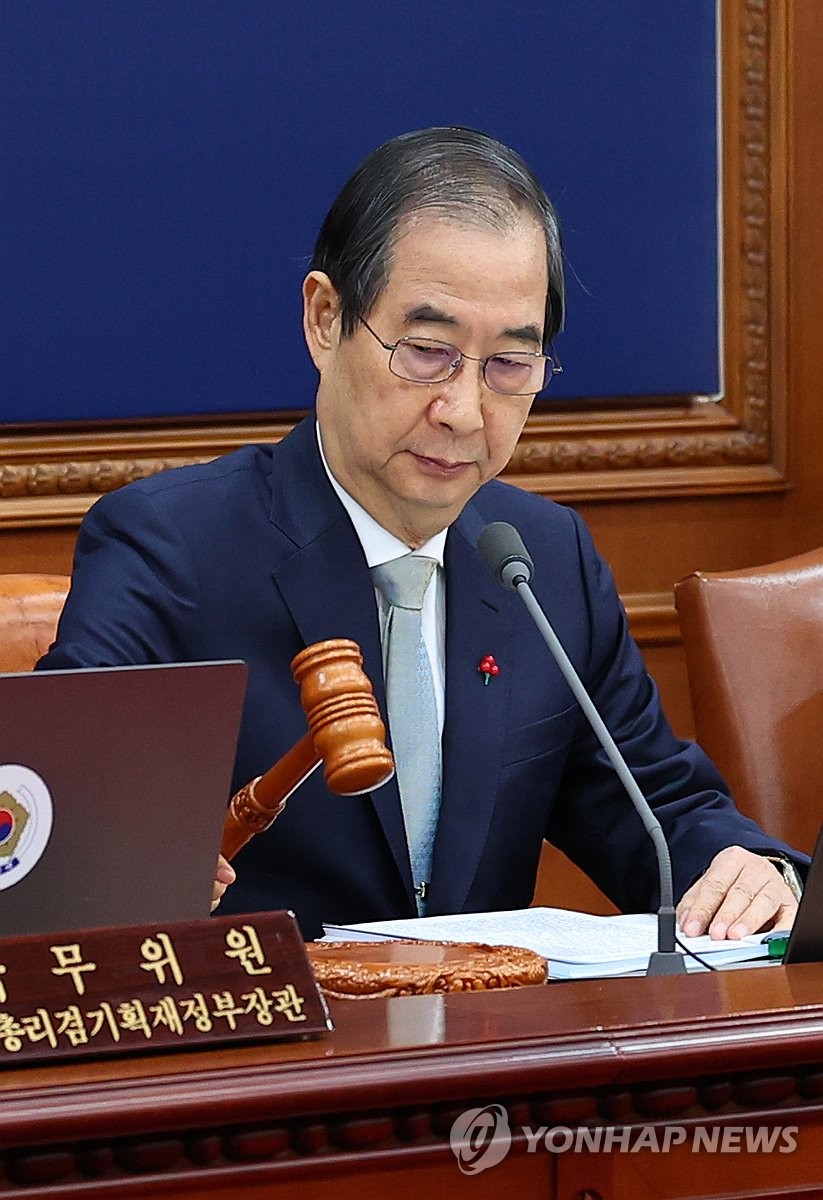 국무회의 한덕수 권한대행