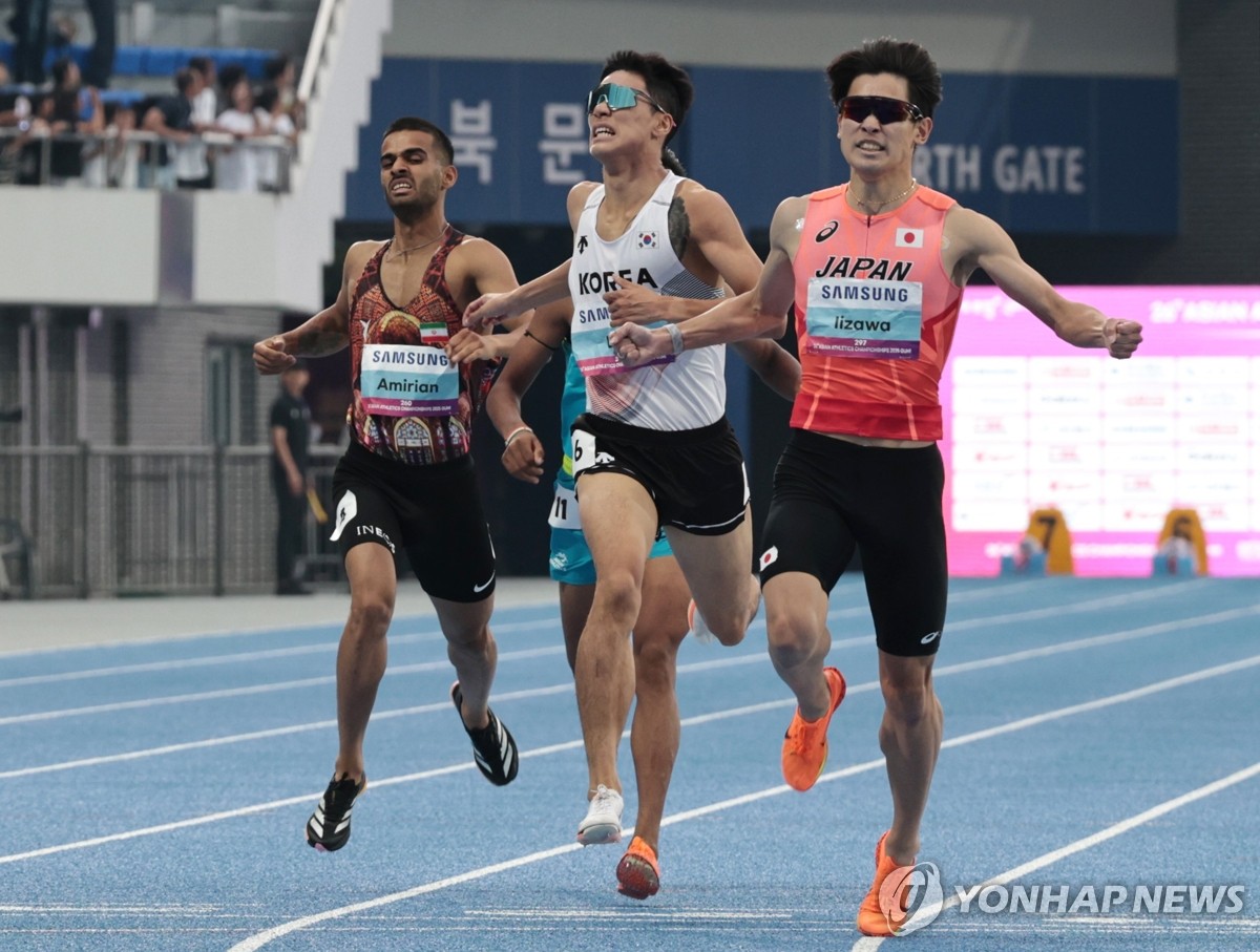 이재웅, 아시아육상선수권 남자 1,500ｍ 은메달
