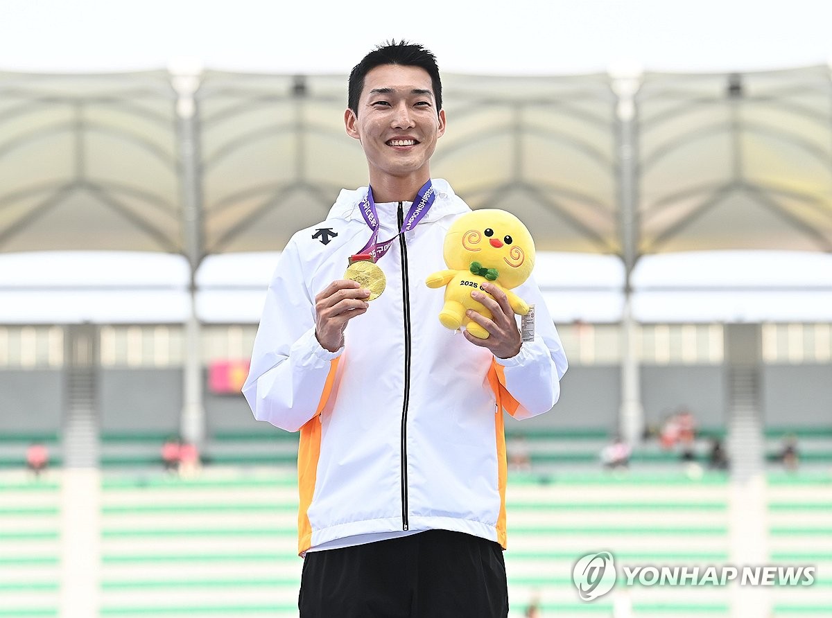 우상혁, 아시아육상 금메달