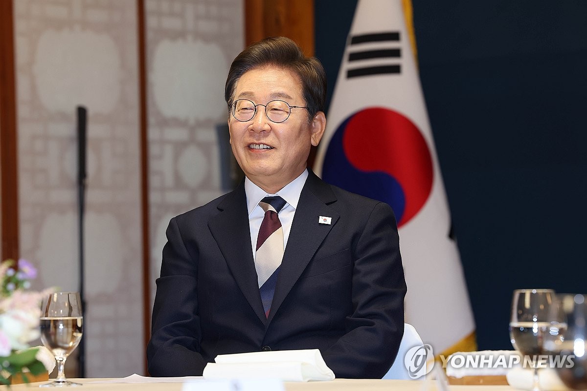 제21대 대통령 취임 기념 오찬 참석한 이재명 대통령