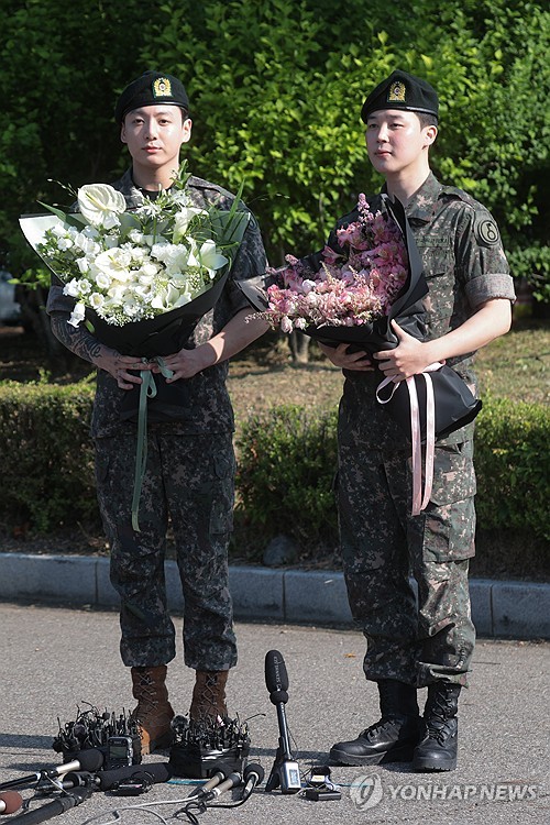 BTS' Jimin, Jungkook finish military service