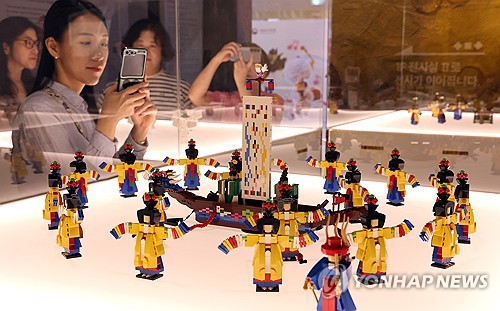 韓国伝統の踊りをレゴで再現