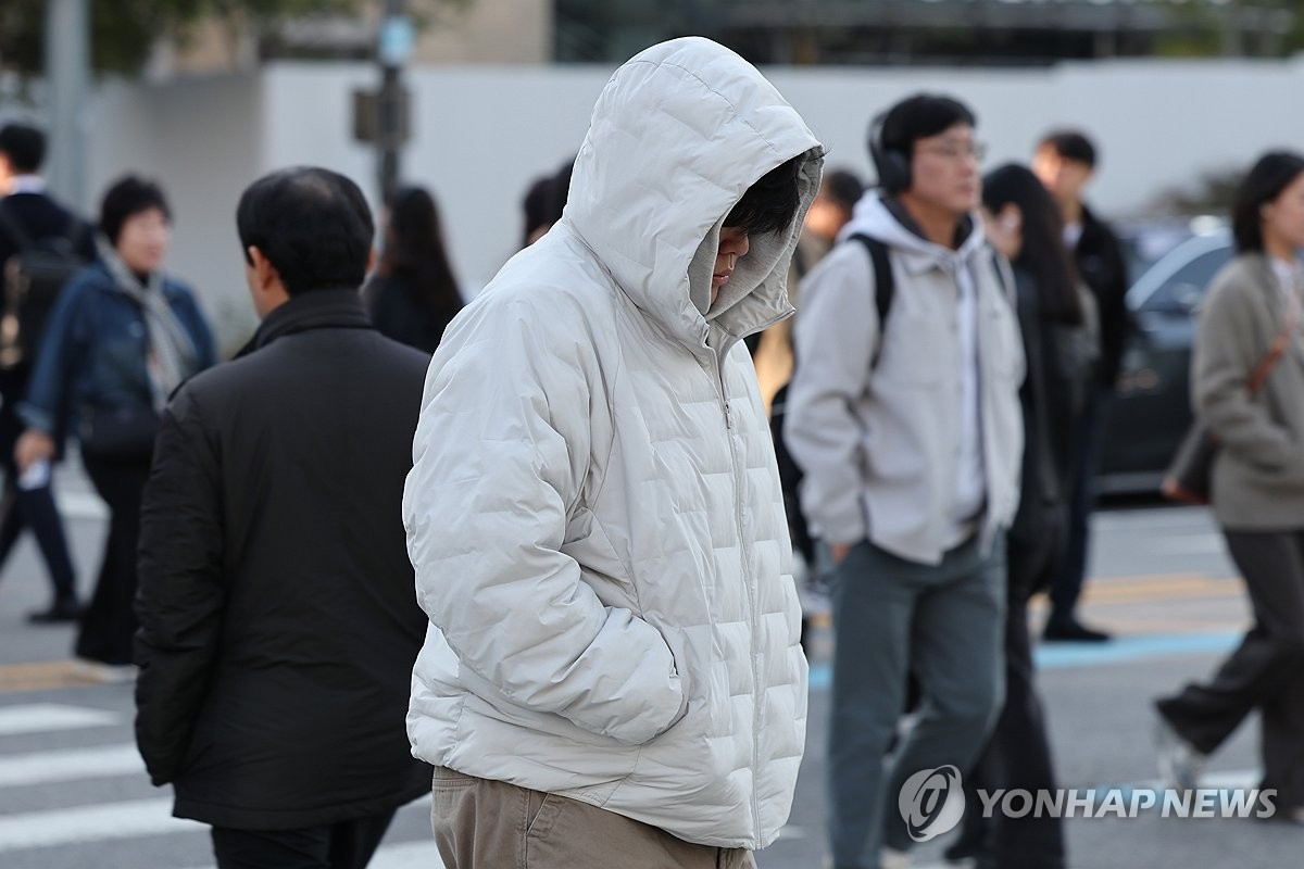 경량패딩도 부족한 추위