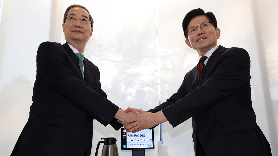 김문수-한덕수, 대선 단일화 위한 회동