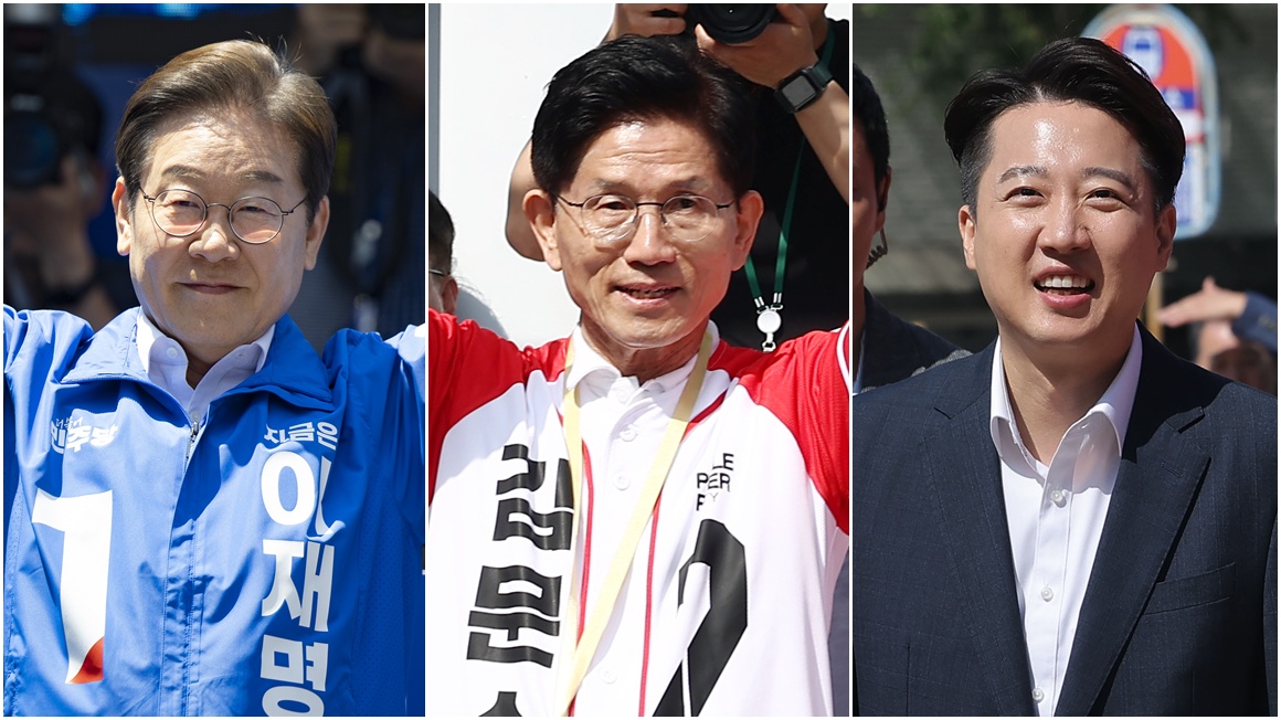 이재명·김문수·이준석, 이번에는 PK서 보수표심 쟁탈전