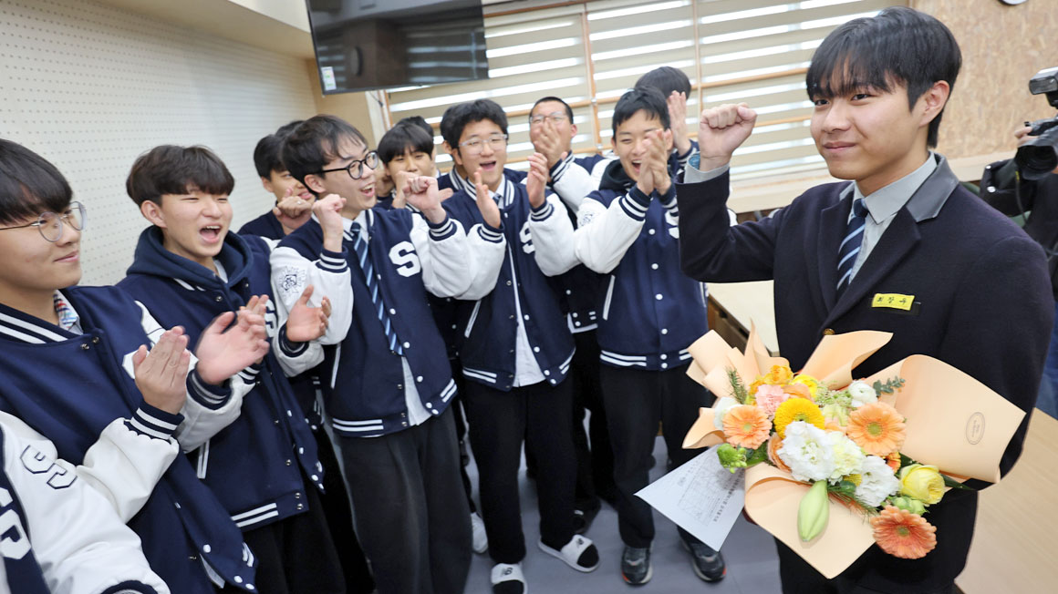 광주 서석고 최장우 학생, 2026학년도 수능 만점